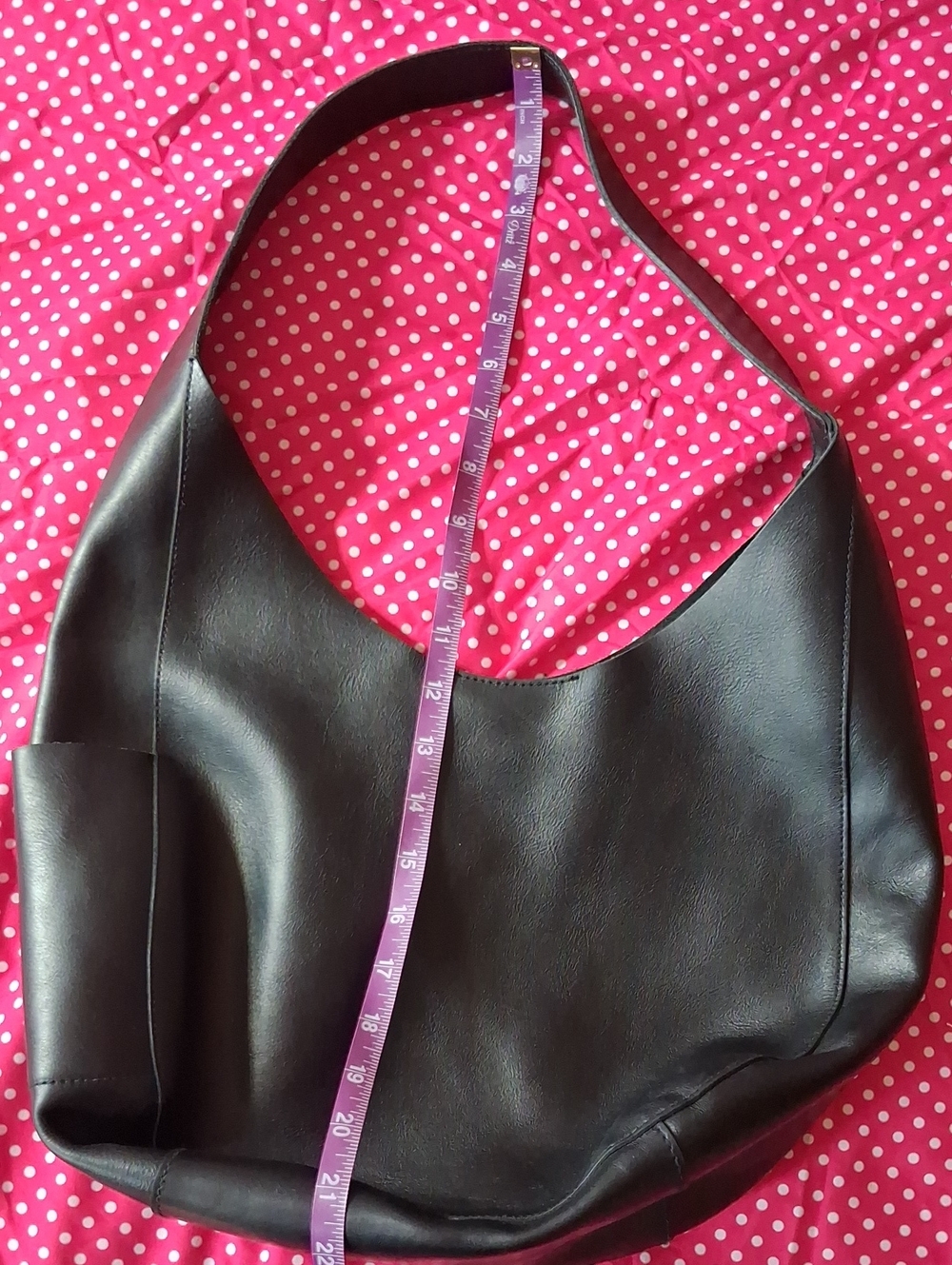 Madewell Black Leather Hobo Shoulder Bag